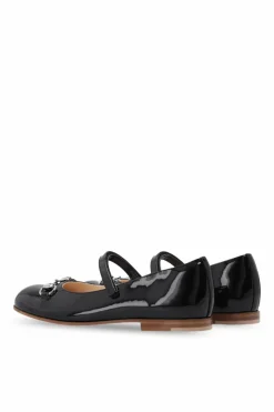 Gucci Kids CZARNY Skórzane baleriny