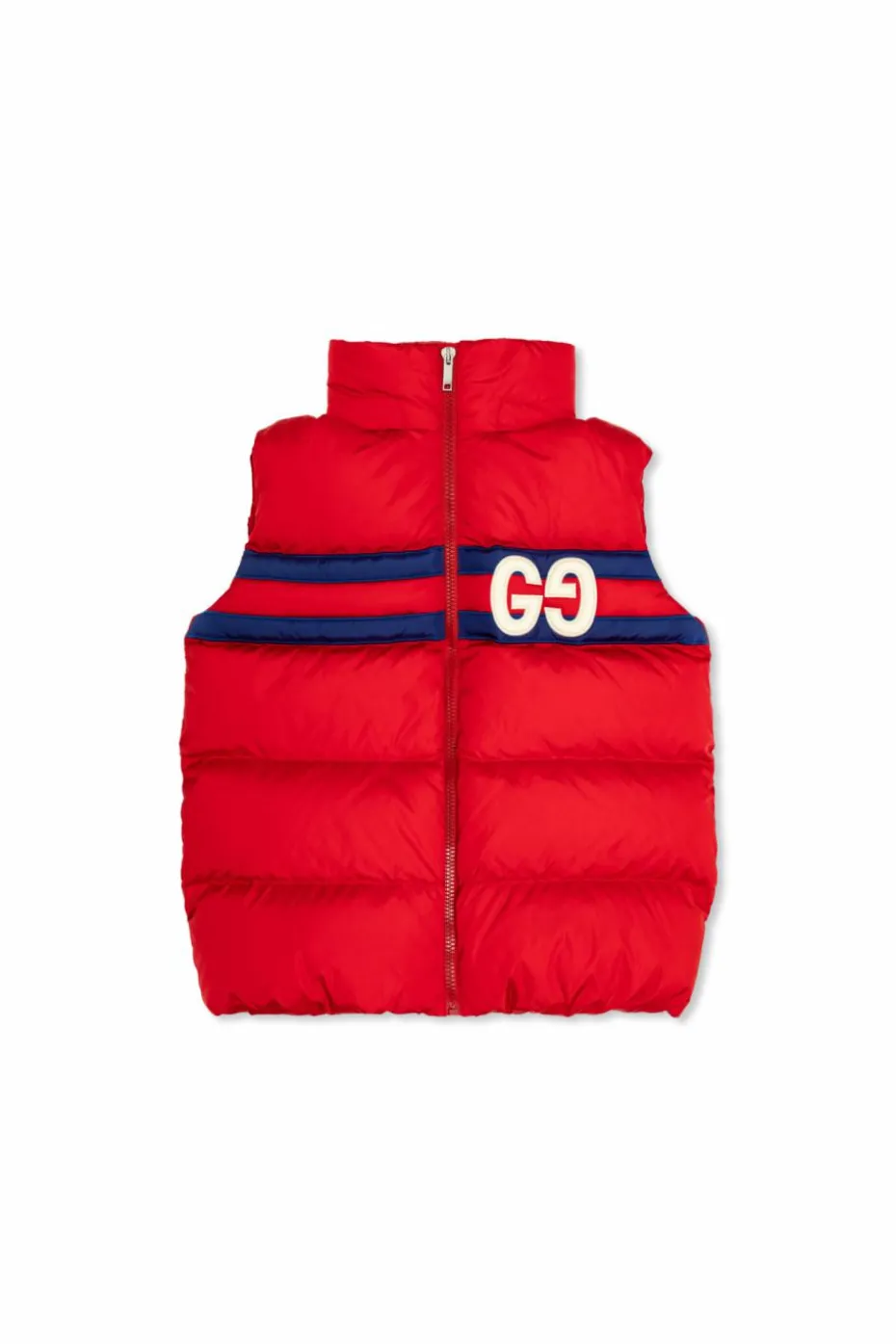 Gucci Kids CZERWONY Kamizelka z logo