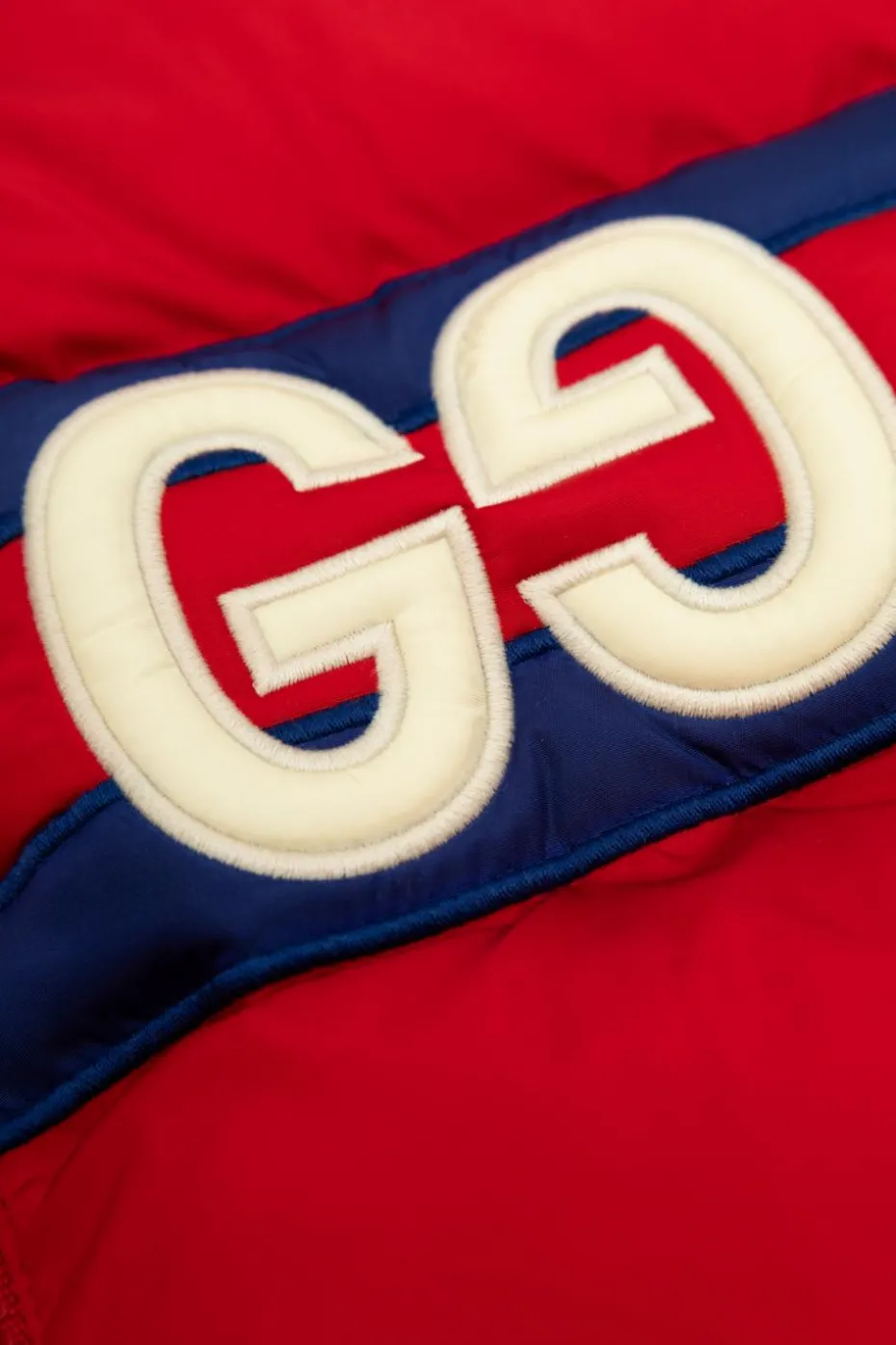 Gucci Kids CZERWONY Kamizelka z logo
