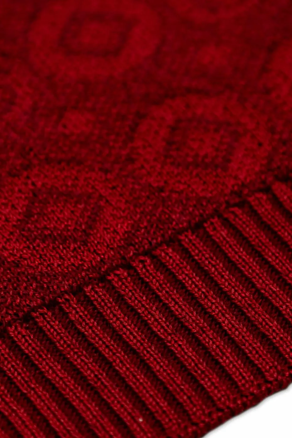 Gucci Kids CZERWONY Sweter typu polo