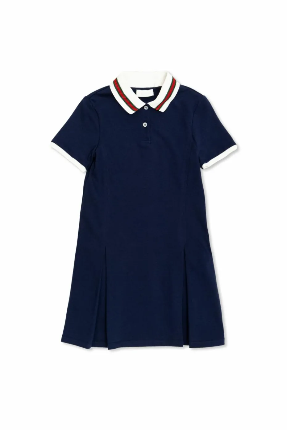 Gucci Kids GRANATOWY Bawełniana sukienka