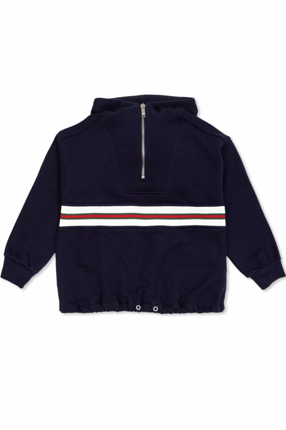 Gucci Kids GRANATOWY Bluza z kapturem