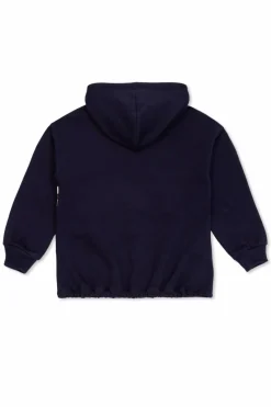 Gucci Kids GRANATOWY Bluza z kapturem