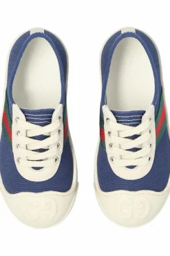 Gucci Kids GRANATOWY Buty sportowe z logo