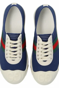 Gucci Kids GRANATOWY Buty sportowe z logo