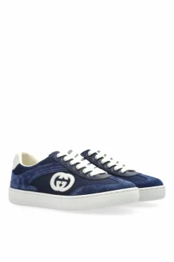 Gucci Kids GRANATOWY Buty sportowe z logo