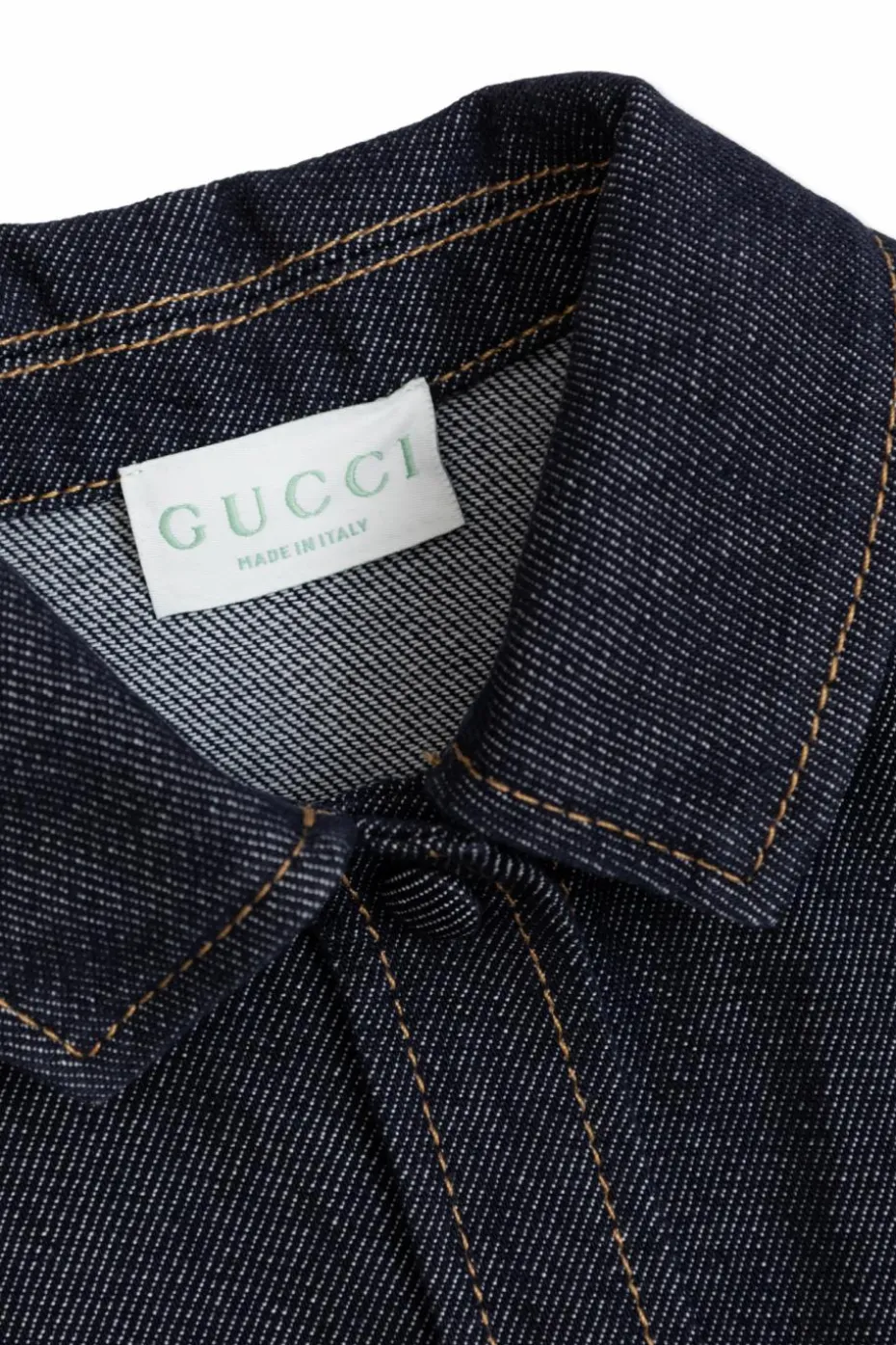 Gucci Kids GRANATOWY Jeansowa sukienka