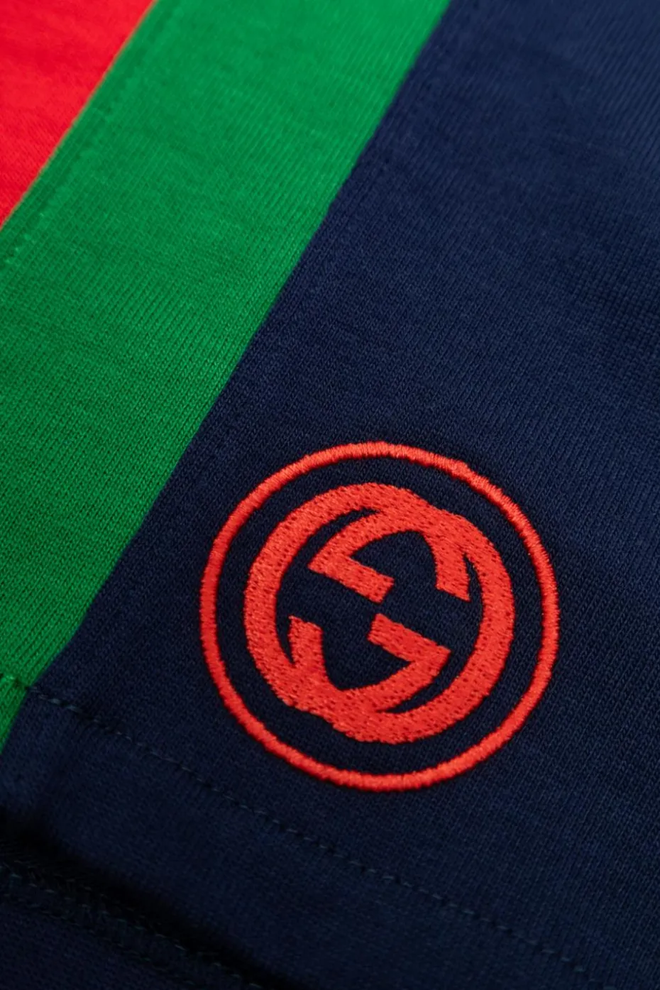 Gucci Kids GRANATOWY Polo z logo