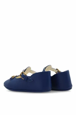 Gucci Kids GRANATOWY Skórzane buty