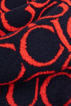 Gucci Kids GRANATOWY Wełniany szal