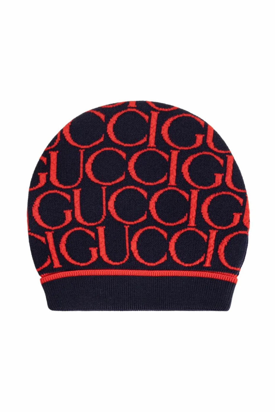 Gucci Kids GRANATOWY Wełniana czapka