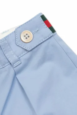 Gucci Kids jasnoniebieski Bawełniane szorty