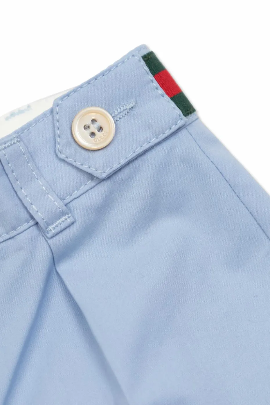 Gucci Kids jasnoniebieski Bawełniane szorty