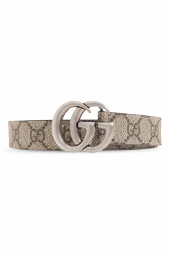 Gucci Kids kremowy Pasek z monogramem