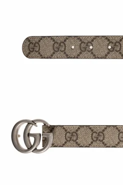 Gucci Kids kremowy Pasek z monogramem