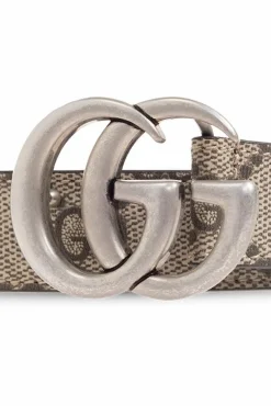 Gucci Kids kremowy Pasek z monogramem