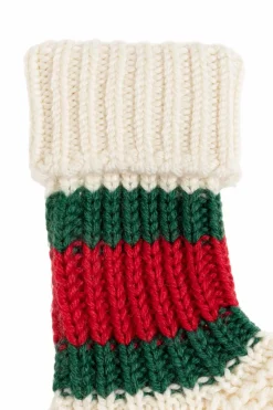 Gucci Kids kremowy Wełniane skarpety