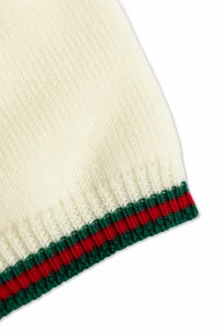 Gucci Kids kremowy Wełniany sweter