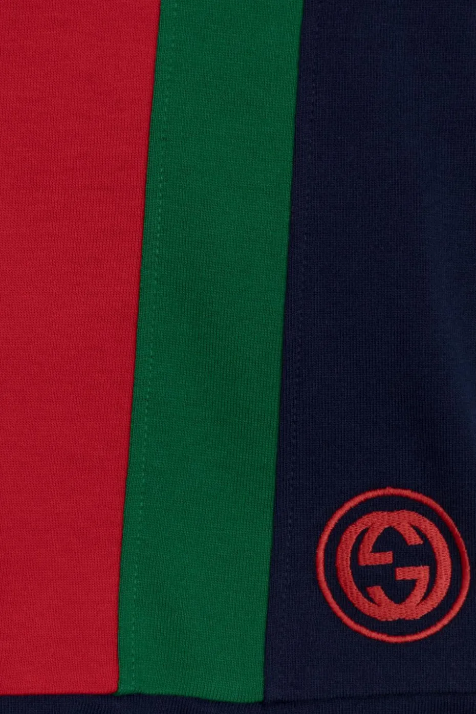 Gucci Kids MULTIKOLOR Bawełniana sukienka z wyszytym logo