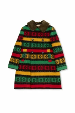 Gucci Kids MULTIKOLOR Płaszcz z logo