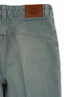 Gucci Kids NIEBIESKI Jeansowe dzwony