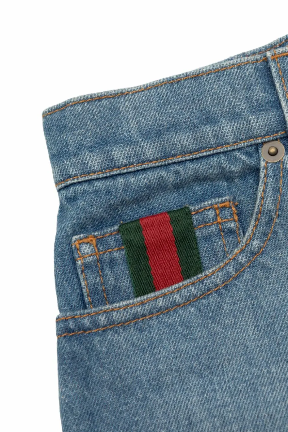 Gucci Kids NIEBIESKI Jeansowe szorty