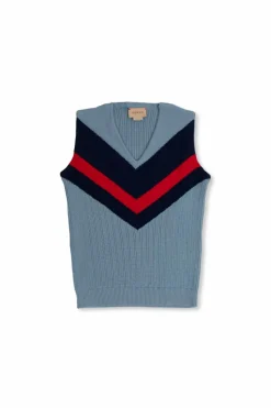 Gucci Kids NIEBIESKI Kamizelka z logo