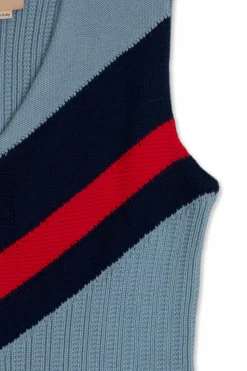 Gucci Kids NIEBIESKI Kamizelka z logo