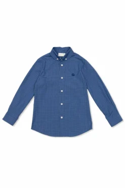 Gucci Kids NIEBIESKI Koszula w kratę