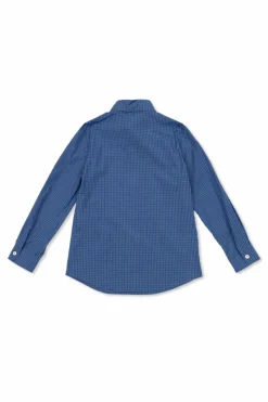 Gucci Kids NIEBIESKI Koszula w kratę