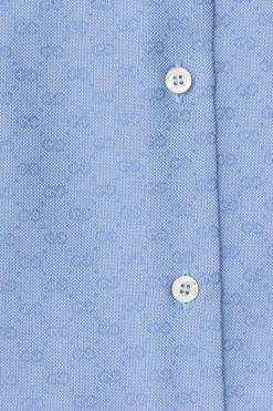 Gucci Kids NIEBIESKI Koszula z monogramem
