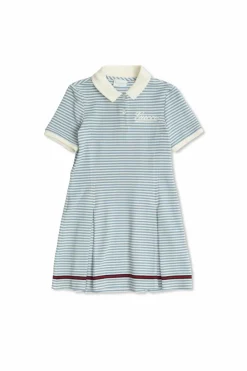 Gucci Kids NIEBIESKI Sukienka z wzorem w paski