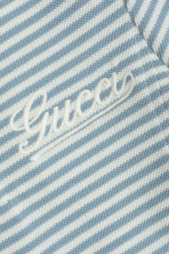 Gucci Kids NIEBIESKI Sukienka z wzorem w paski