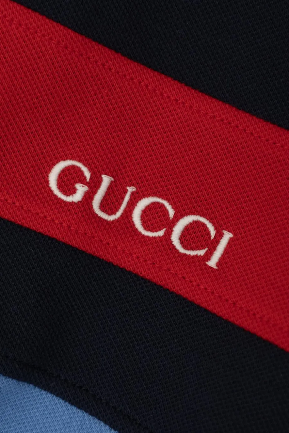 Gucci Kids NIEBIESKI Sukienka z kołnierzem