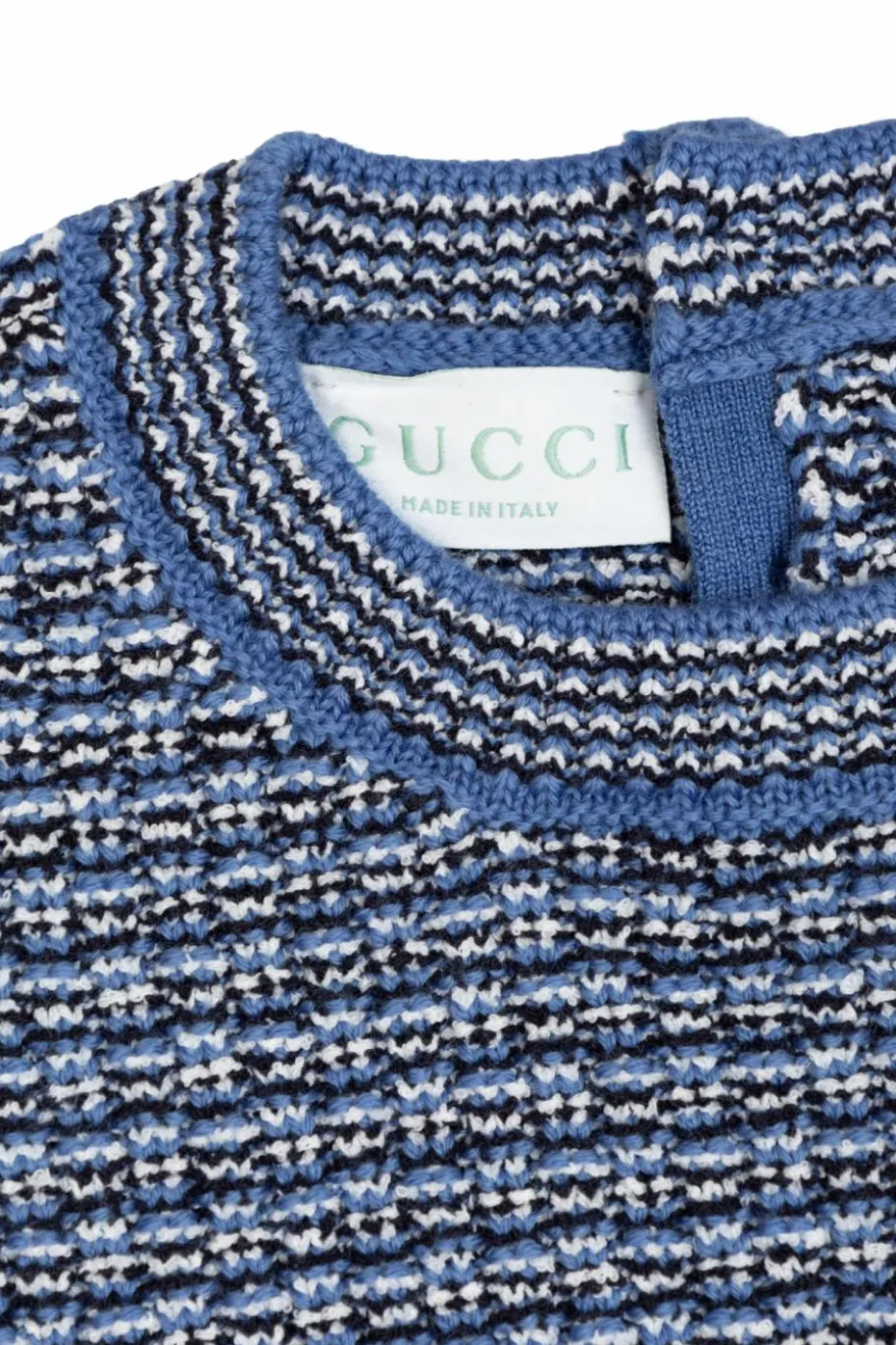 Gucci Kids NIEBIESKI Tweedowa sukienka