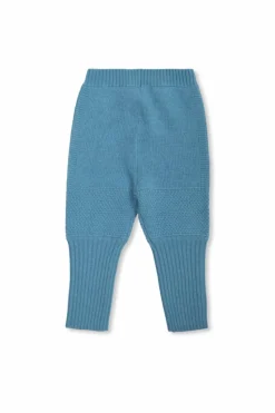 Gucci Kids NIEBIESKI Wełniane spodnie z logo