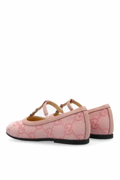 Gucci Kids RÓŻOWY Baleriny z monogramem