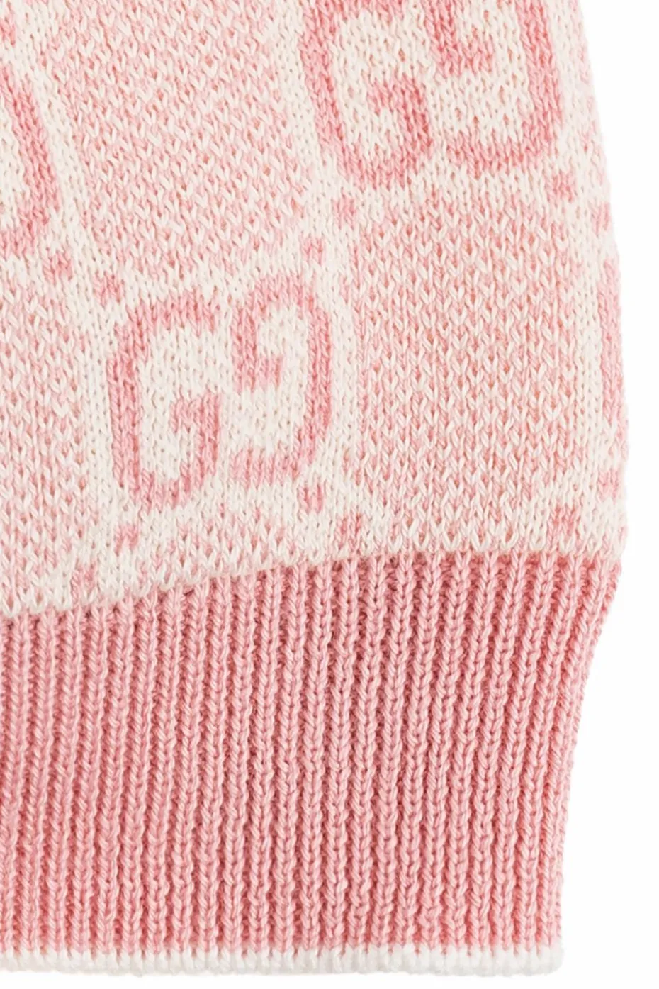Gucci Kids RÓŻOWY Czapka ze wzorem `GG`
