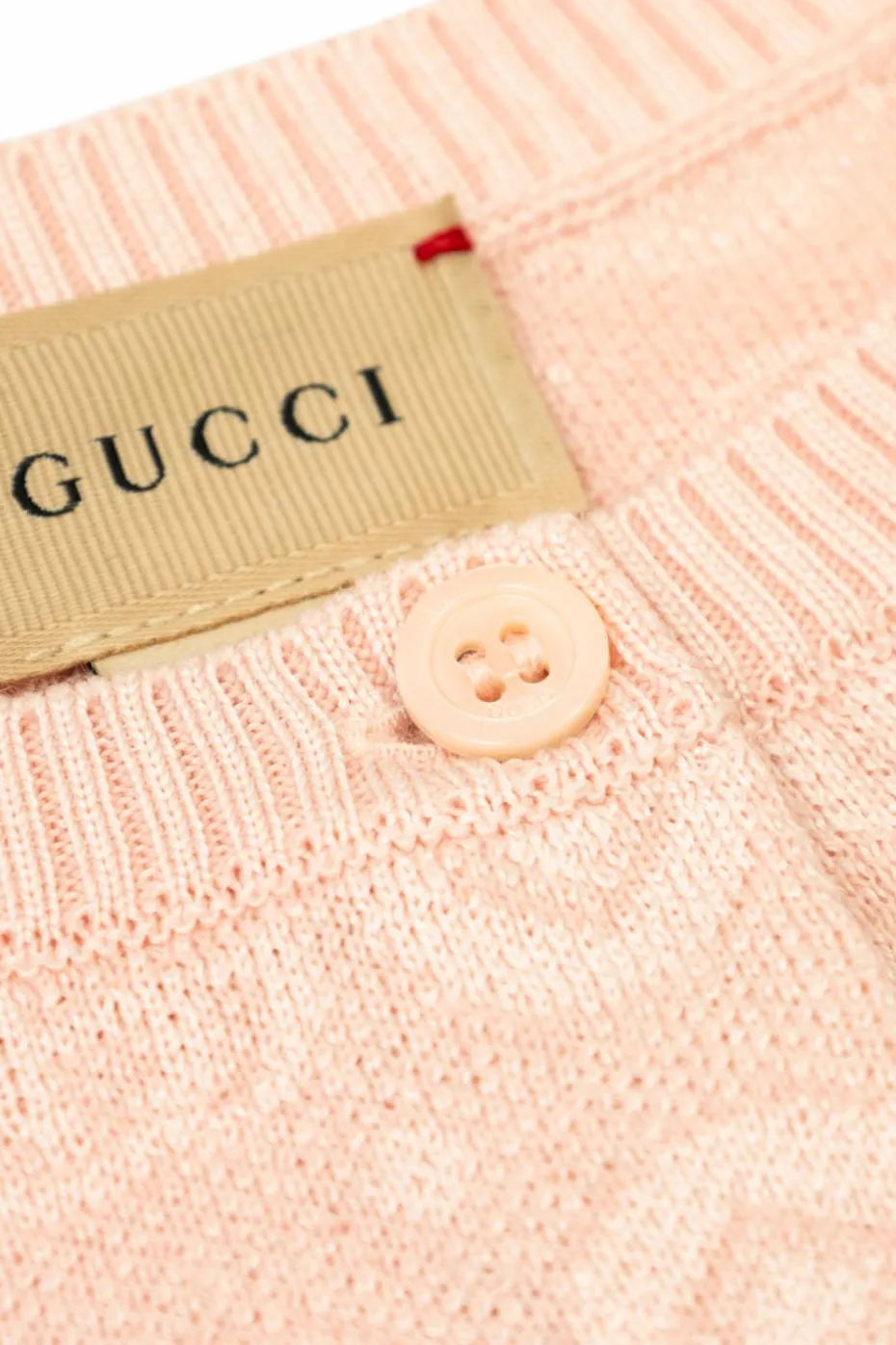 Gucci Kids RÓŻOWY Kardigan ze wzorem `GG`