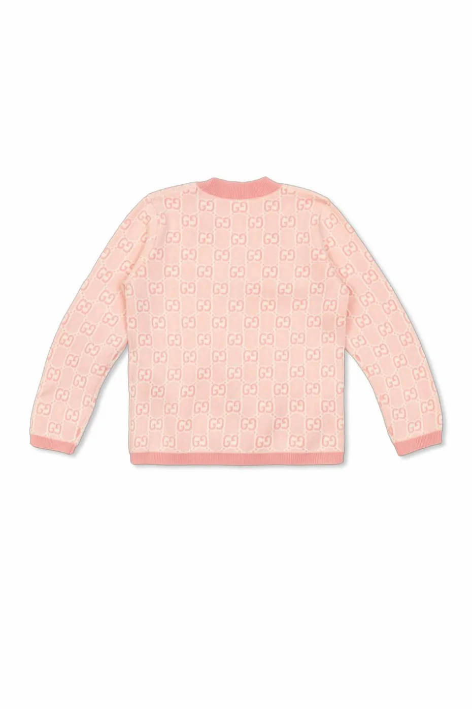 Gucci Kids RÓŻOWY Kardigan ze wzorem `GG`