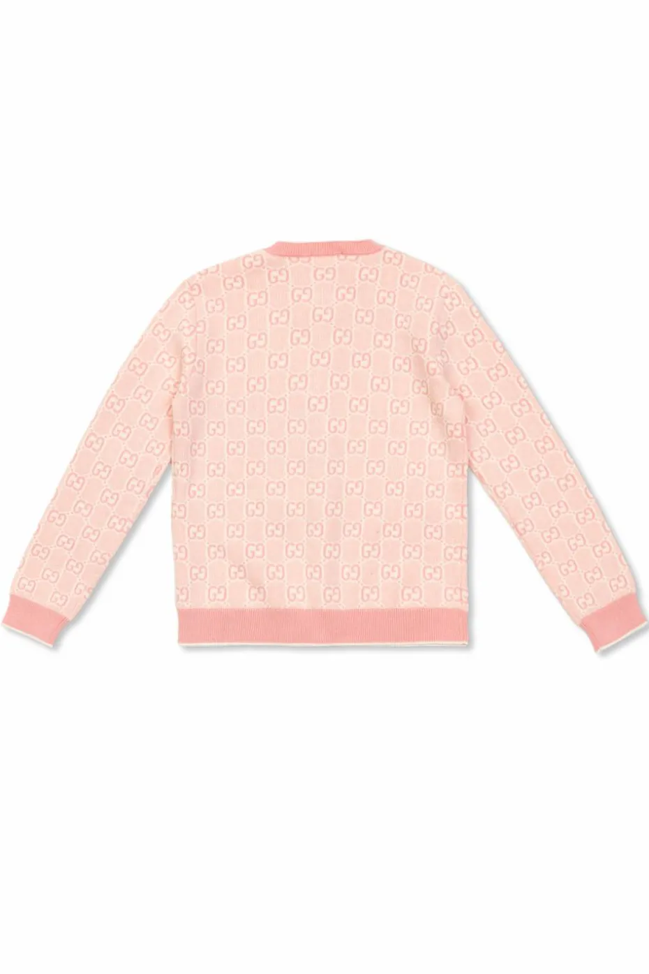 Gucci Kids RÓŻOWY Kardigan ze wzorem `GG`