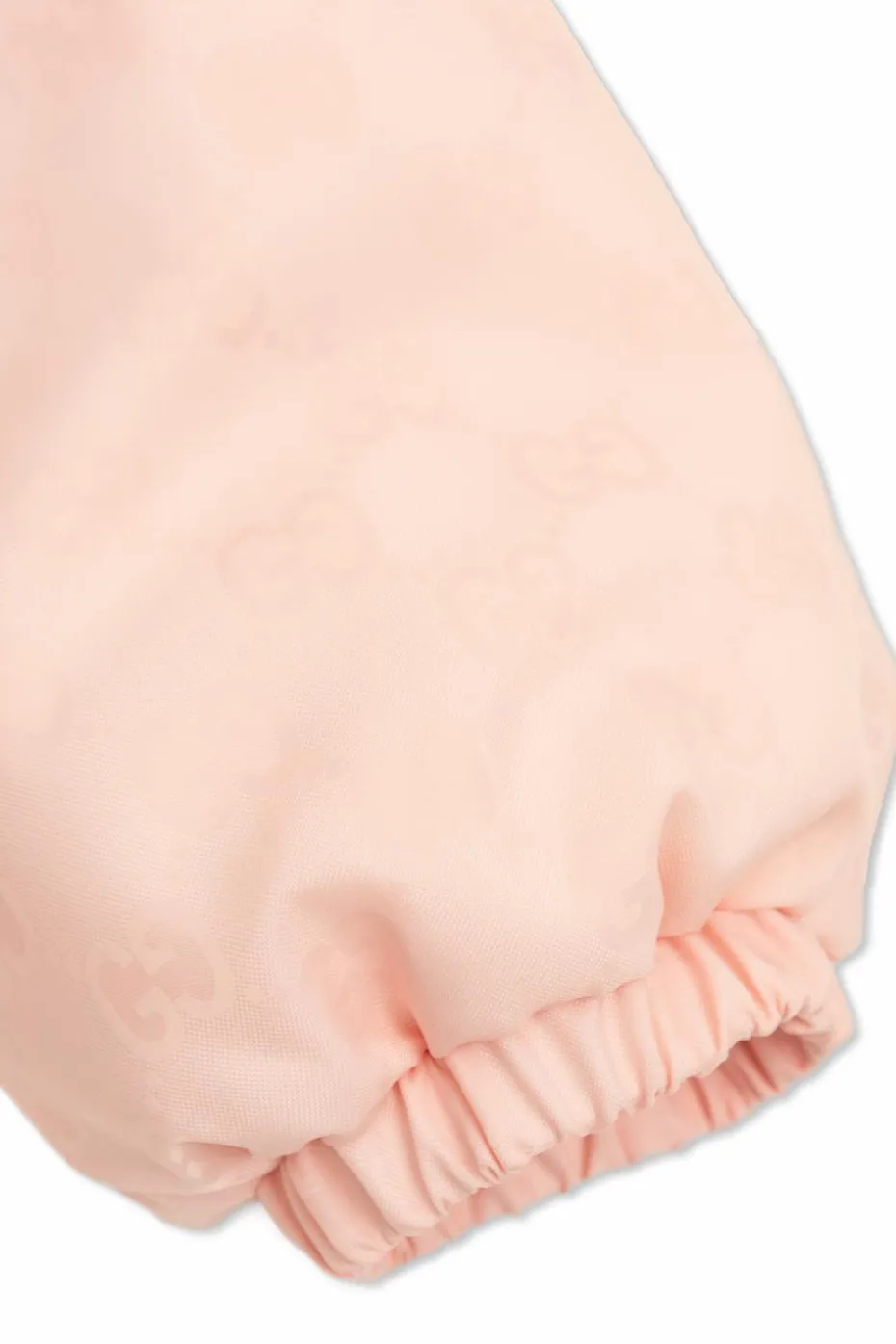 Gucci Kids RÓŻOWY Puchowa kurtka ze wzorem `GG`