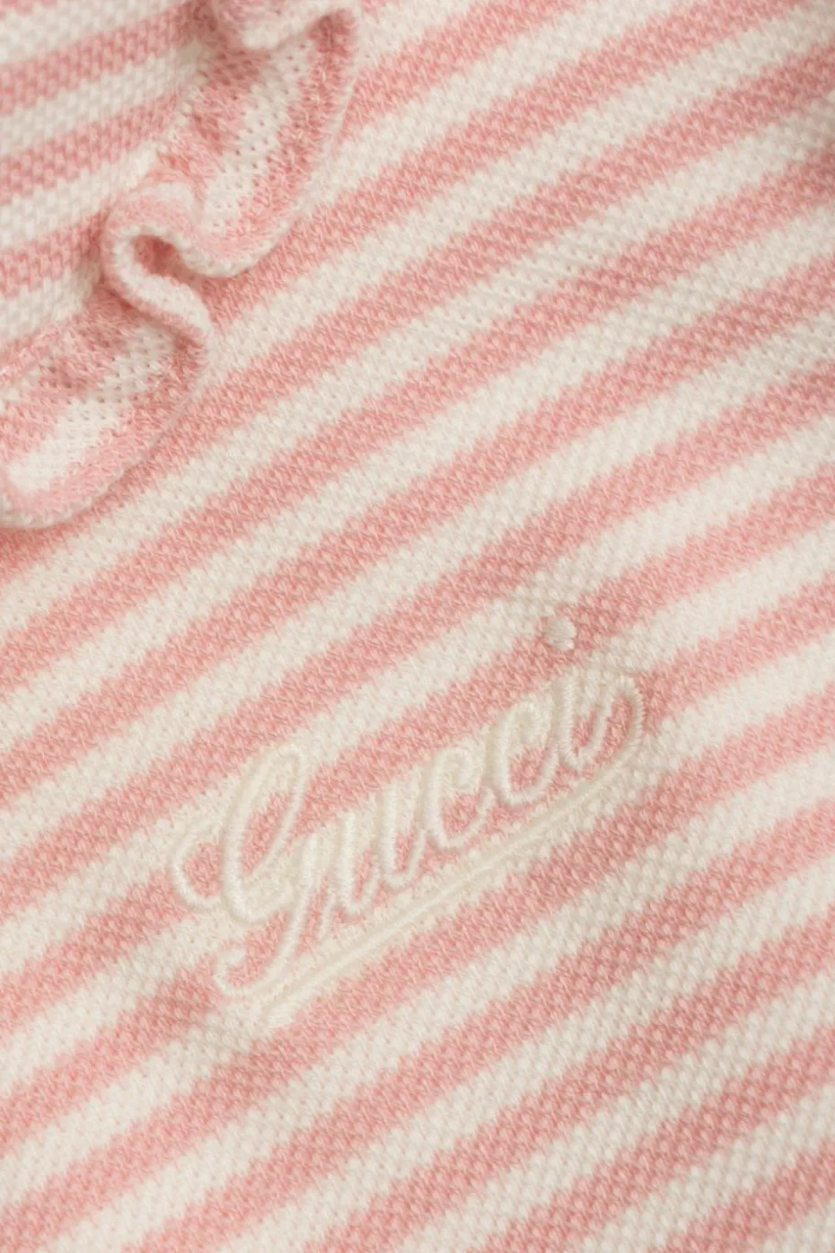 Gucci Kids RÓŻOWY Sukienka z wzorem w paski