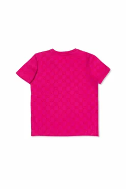 Gucci Kids RÓŻOWY T-shirt z monogramem