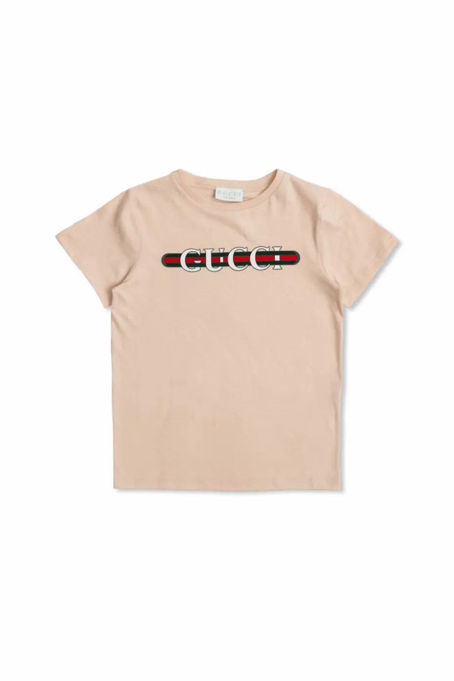 Gucci Kids RÓŻOWY T-shirt z logo