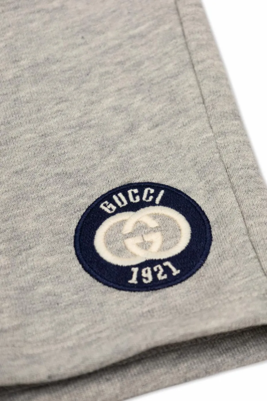 Gucci Kids SZARY Bawełniane spodnie