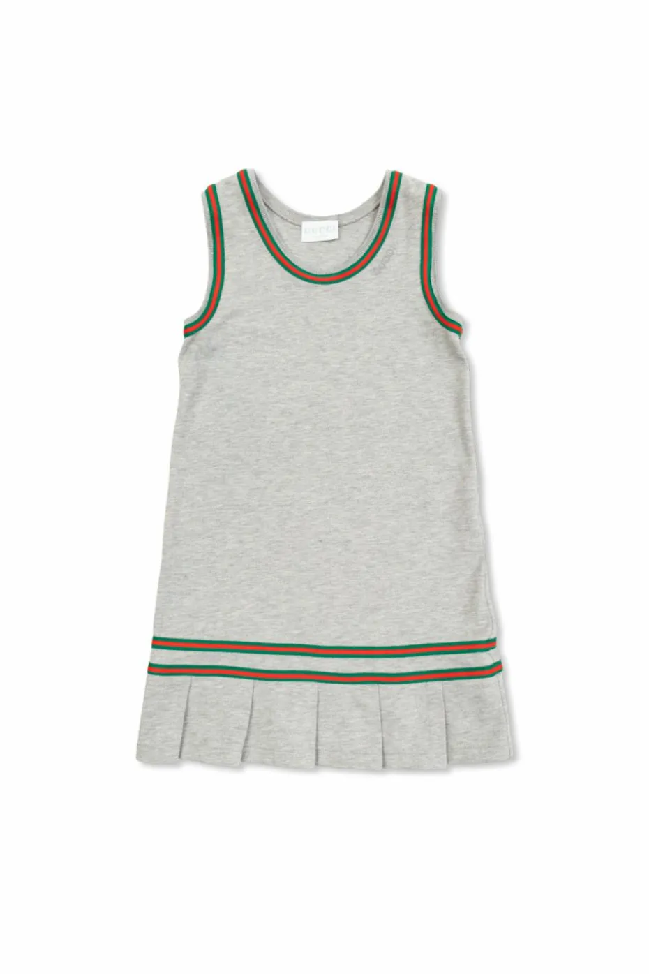 Gucci Kids SZARY Bawełniana sukienka