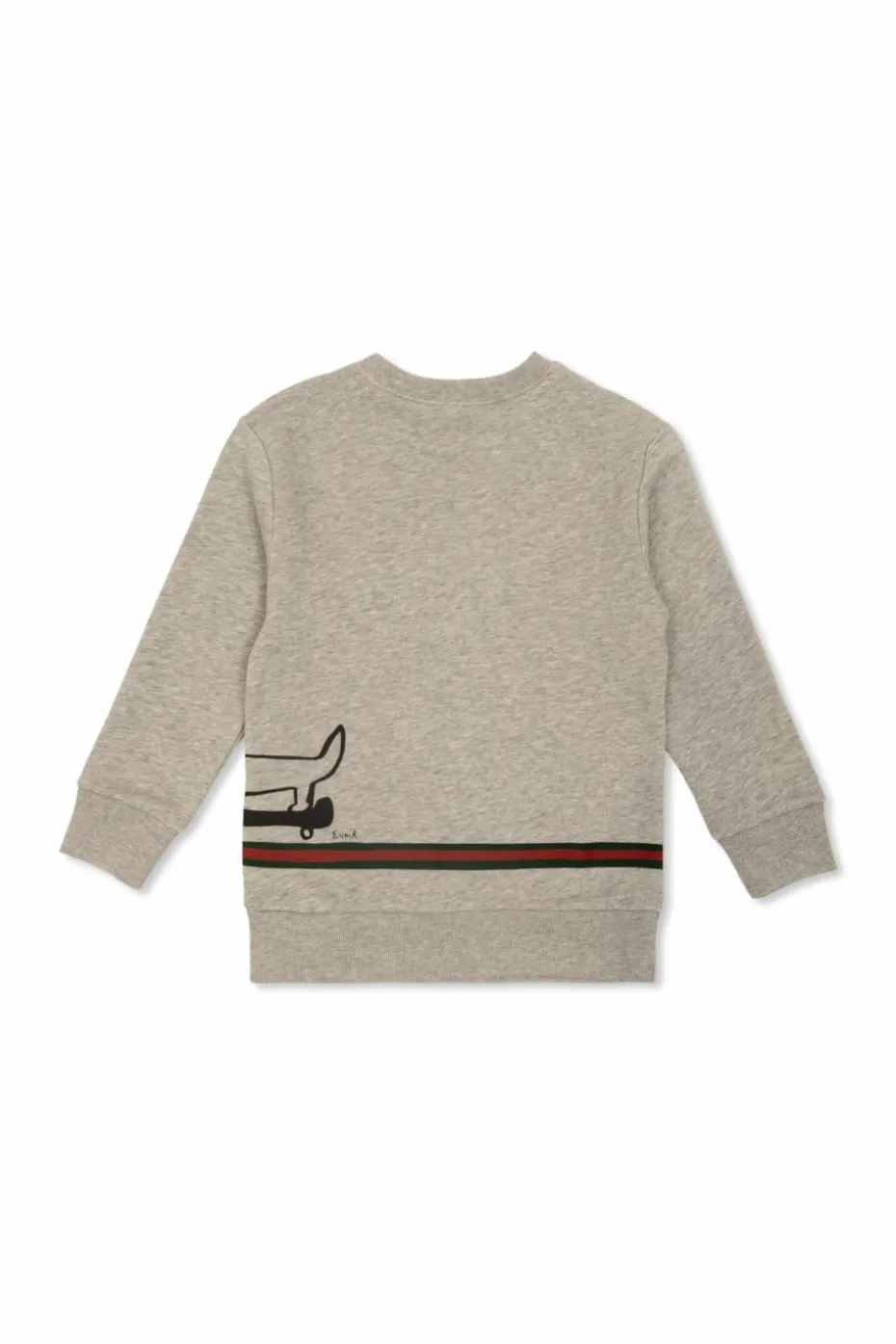 Gucci Kids SZARY Bluza z nadrukiem