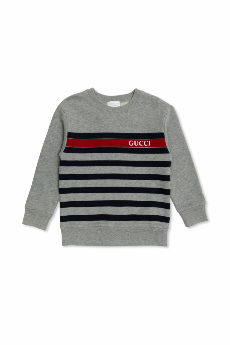 Gucci Kids SZARY Bluza z logo