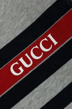 Gucci Kids SZARY Bluza z logo